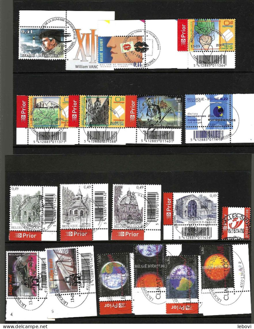 Belgique : 2004 Timbres Oblitérés - Otros & Sin Clasificación