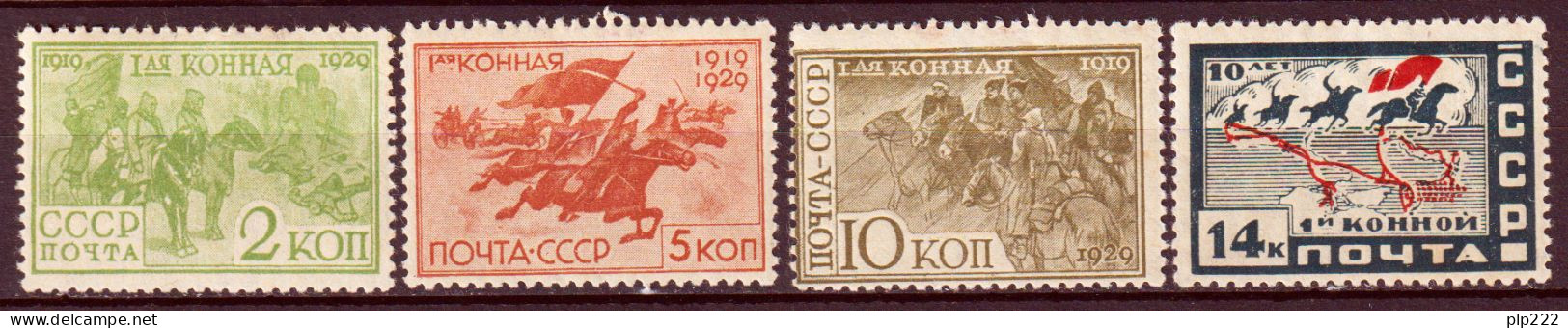 Russia 1930 Unif. 450/53 */MH VF/F - Unused Stamps