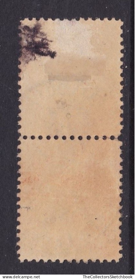 Switzerland Local Post, Vaud,  Revenue Stamps 15 Cents Red, Pair Good Used / Has A Stain. - 1843-1852 Kantonalmarken Und Bundesmarken