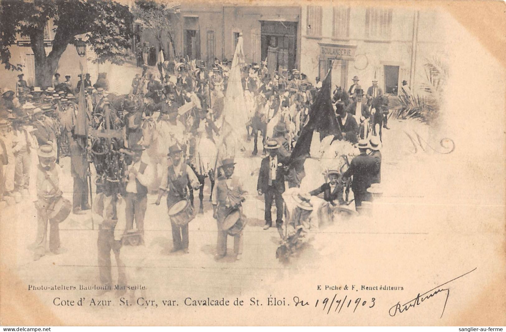 CPA 83 SAINT CYR / VAR / CAVALCADE DE SAINT ELOI - Saint-Cyr-sur-Mer