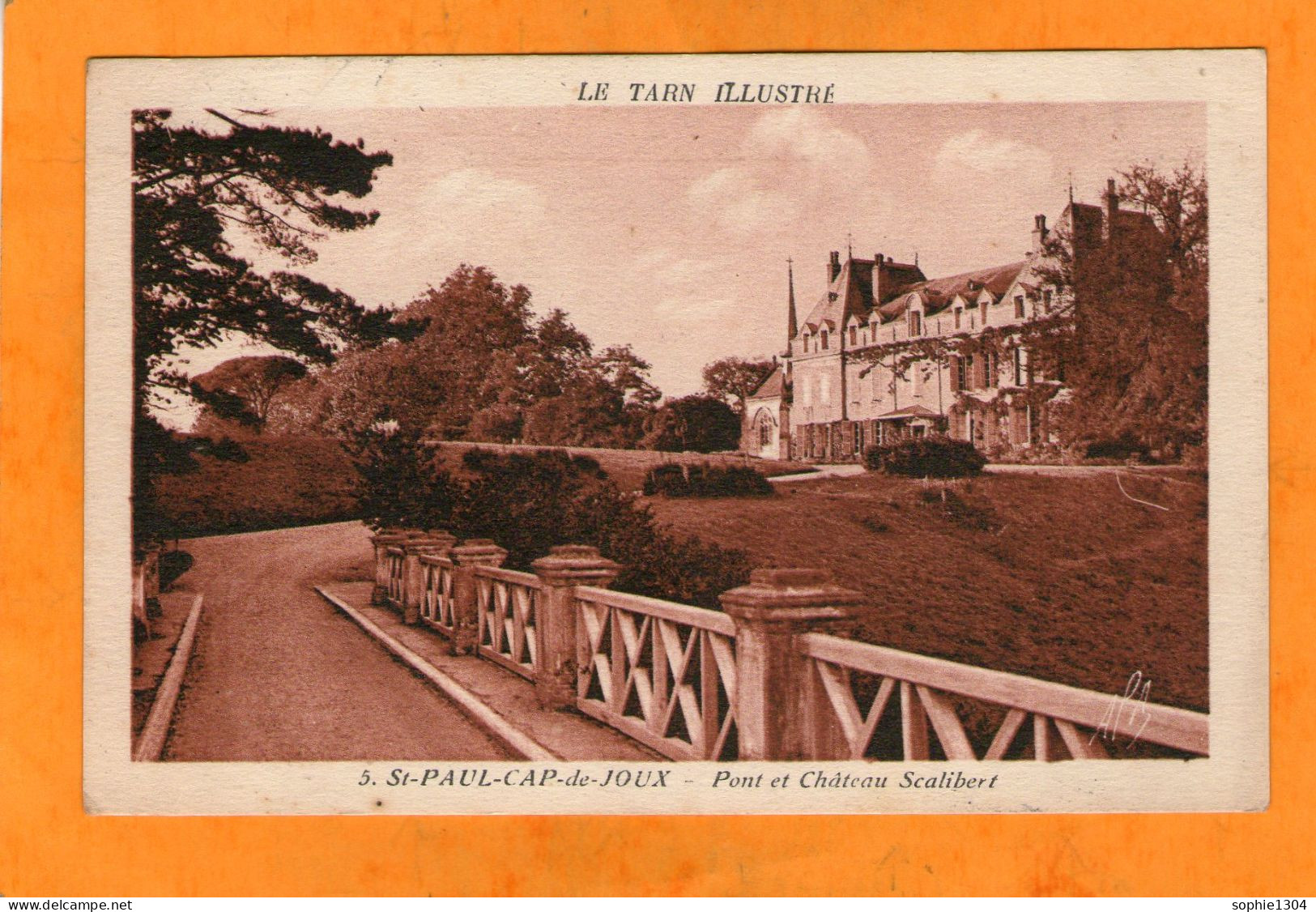 St-PAUL-CAP-de-JOUX - Pont Et Château Scalibert - Saint Paul Cap De Joux