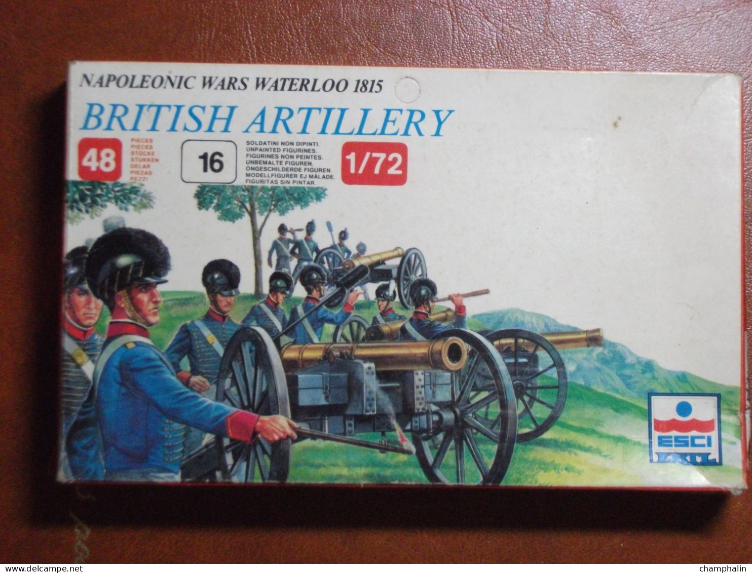 Maquette Plastique - British Artillery Artillerie Britannique Waterloo 1815 Au 1/72- Guerres Napoléoniennes - Esci N°233 - Figurines