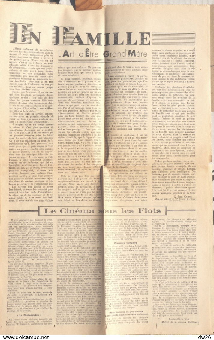 Mensuel - Le Journal Petit Echo Ligueuse Française N° 413 Janvier 1936 (Ligue Féminine D'Action Catholique..) - Altri & Non Classificati