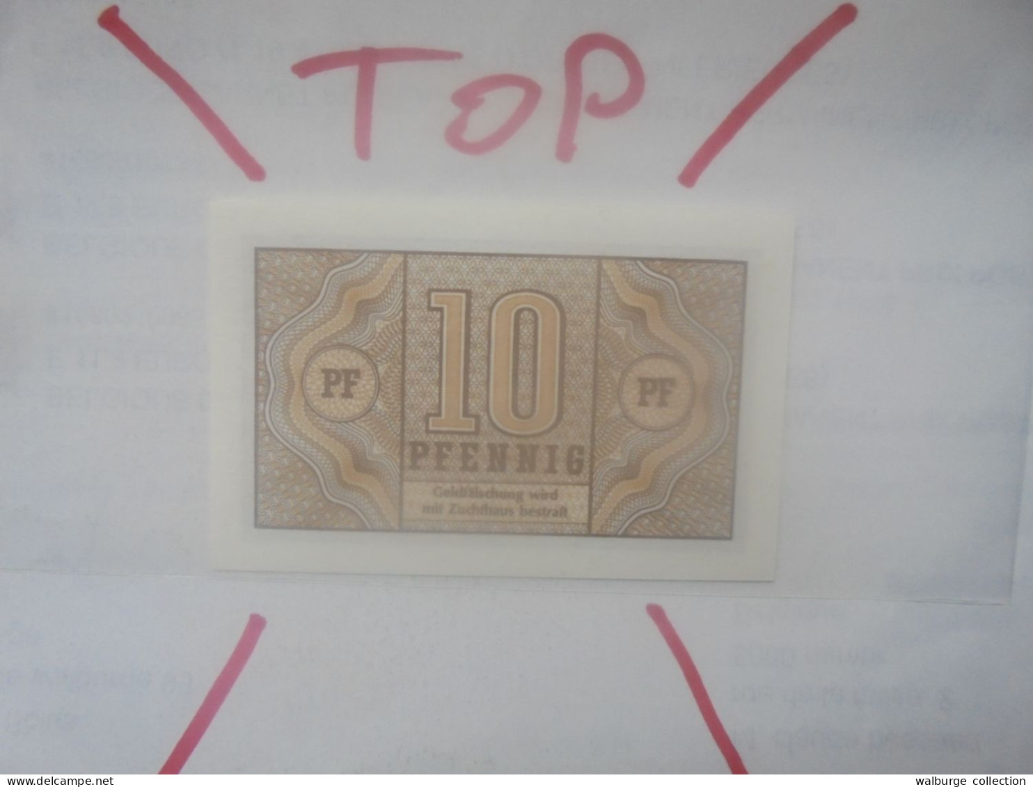 Bundeskassenschein 10 Pfennig ND (1967) Neuf (ALL.2) - Bundeskassenschein