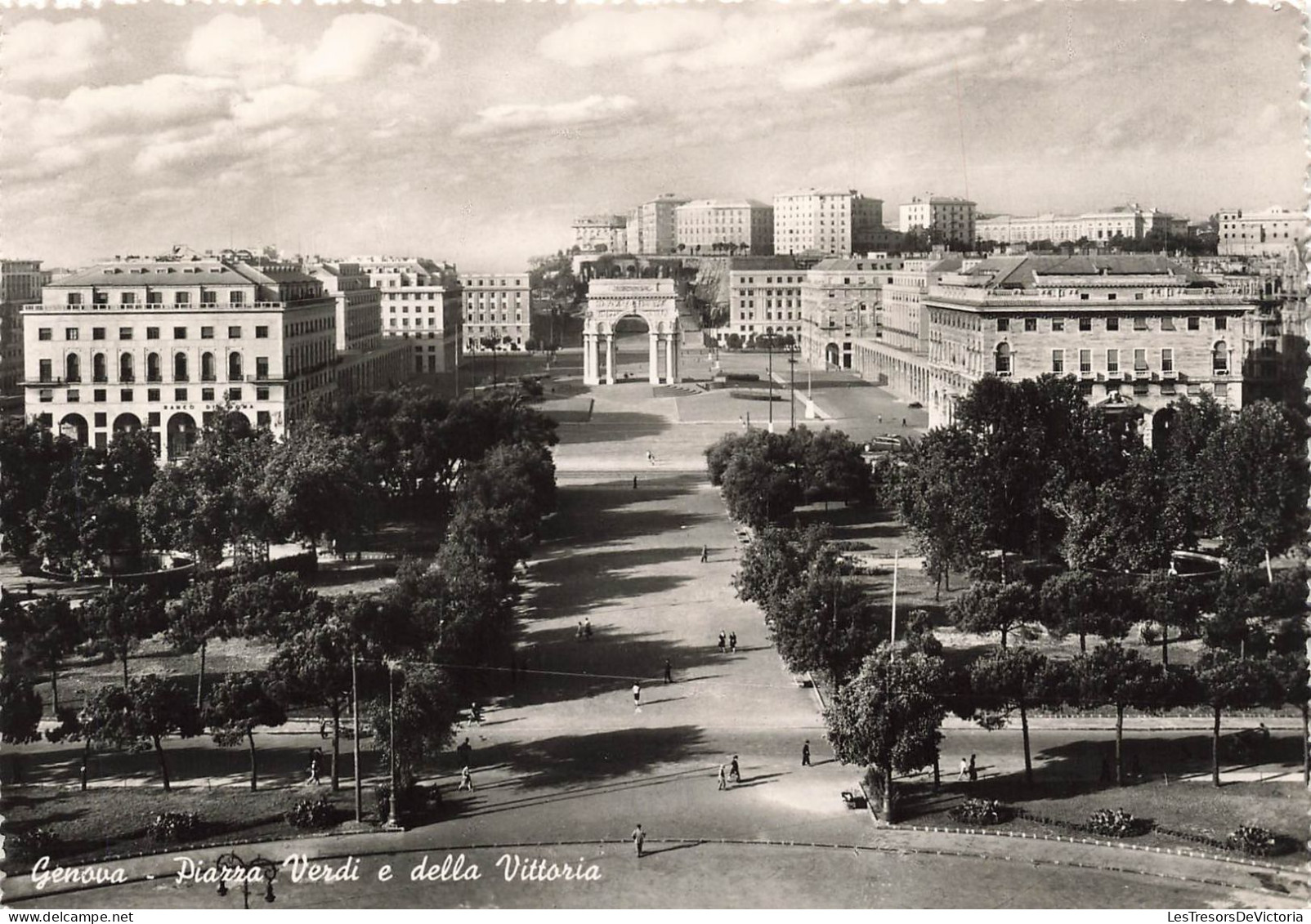 ITALIE - Genova - Place De La Victoire - Carte Postale Ancienne - Genova (Genoa)