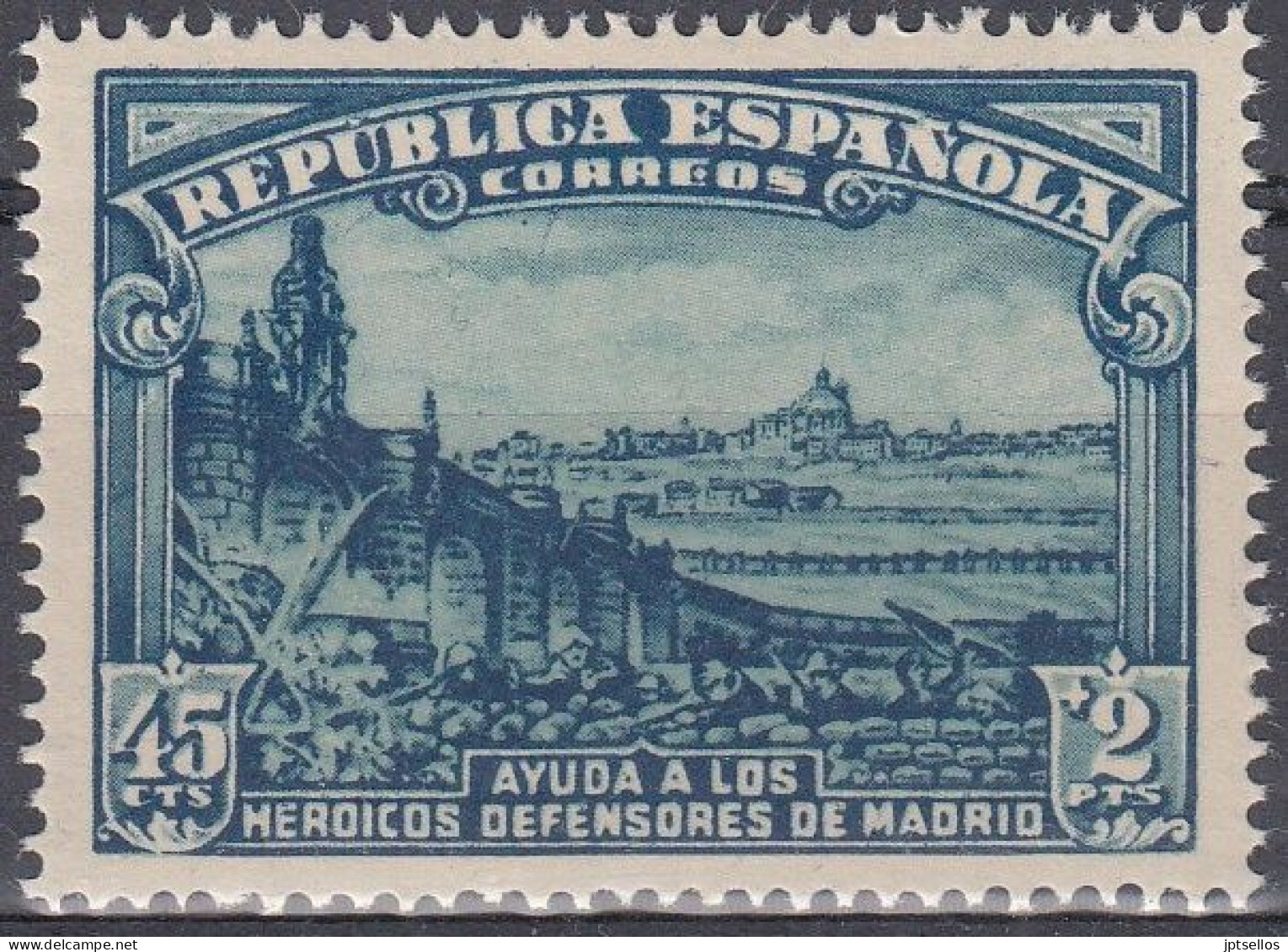 ESPAÑA 1938 Nº 757 NUEVO, SIN FIJASELLOS (REF. 02) - Unused Stamps