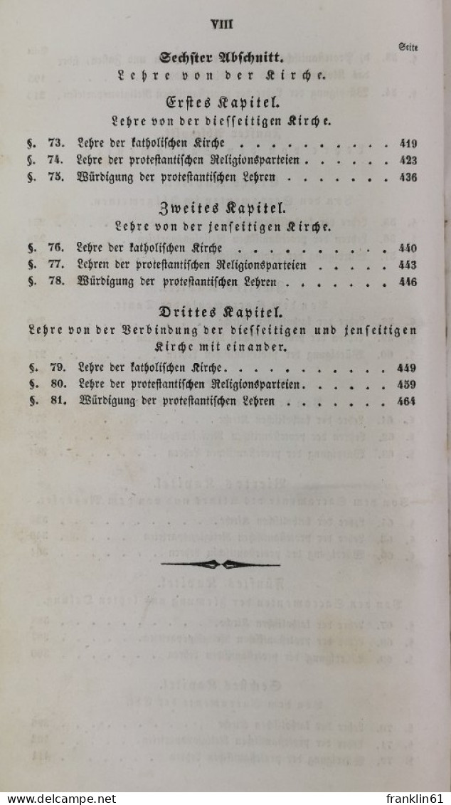 Populärsymbolik, oder: Vergleichende Darstellung der Glaubensgegensätze