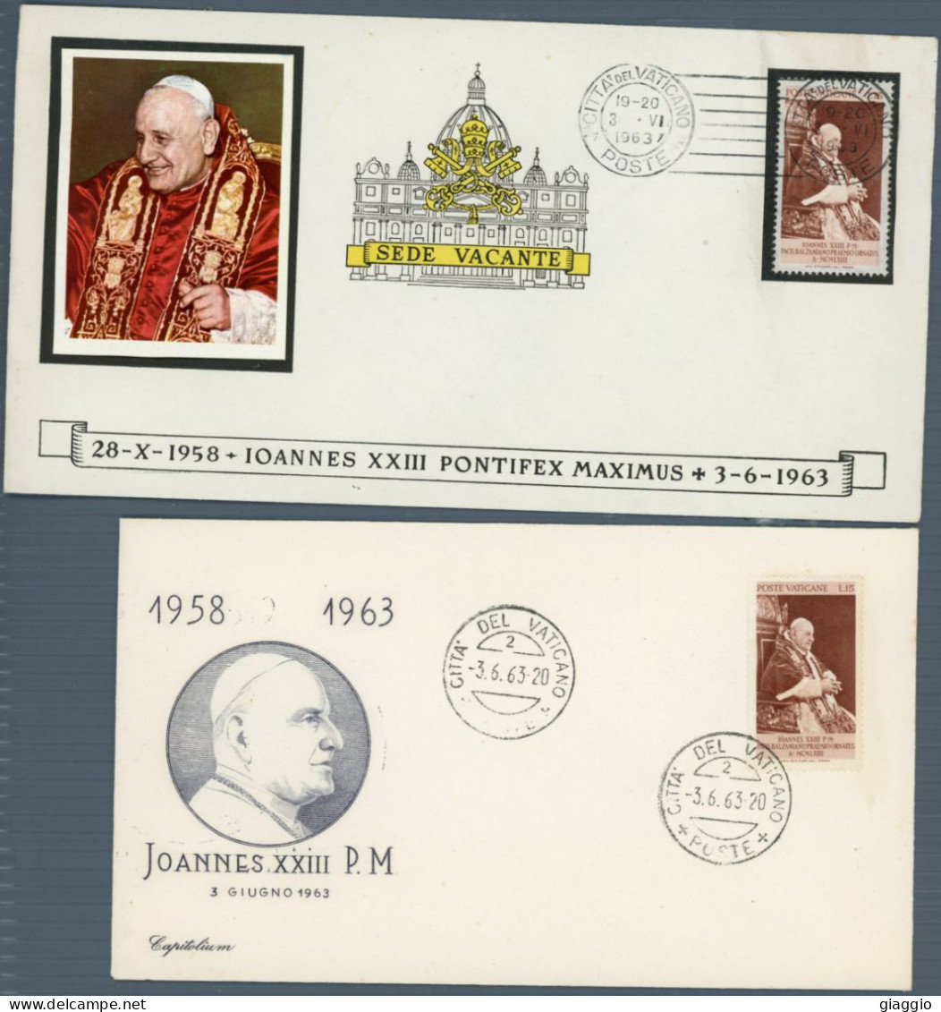 °°° Francobolli N.1775 - Vaticano 2 Buste Varie °°° - Covers & Documents