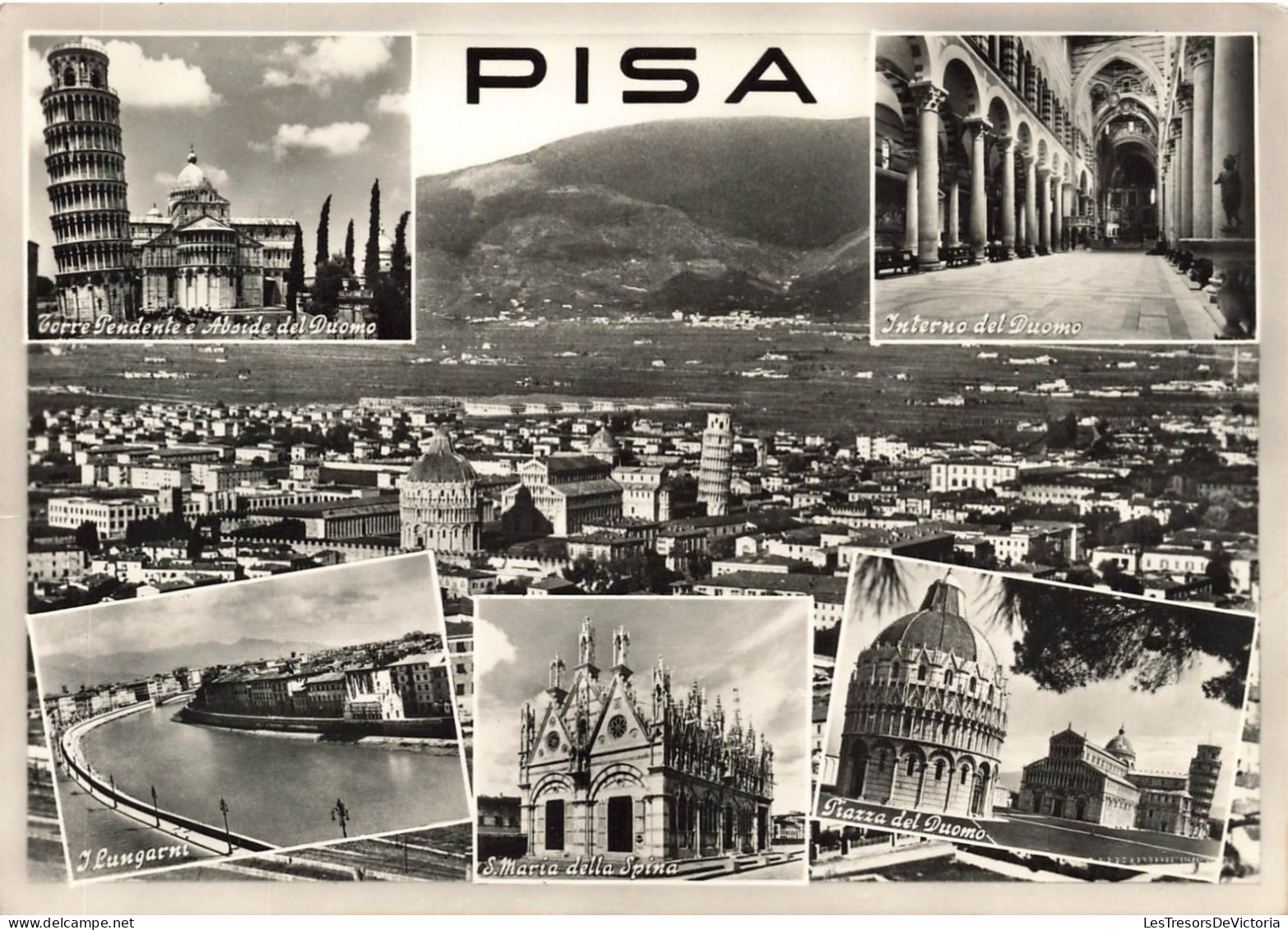 ITALIE - Pisa - Neptune - Multi-vues - Carte Postale Ancienne - Pisa