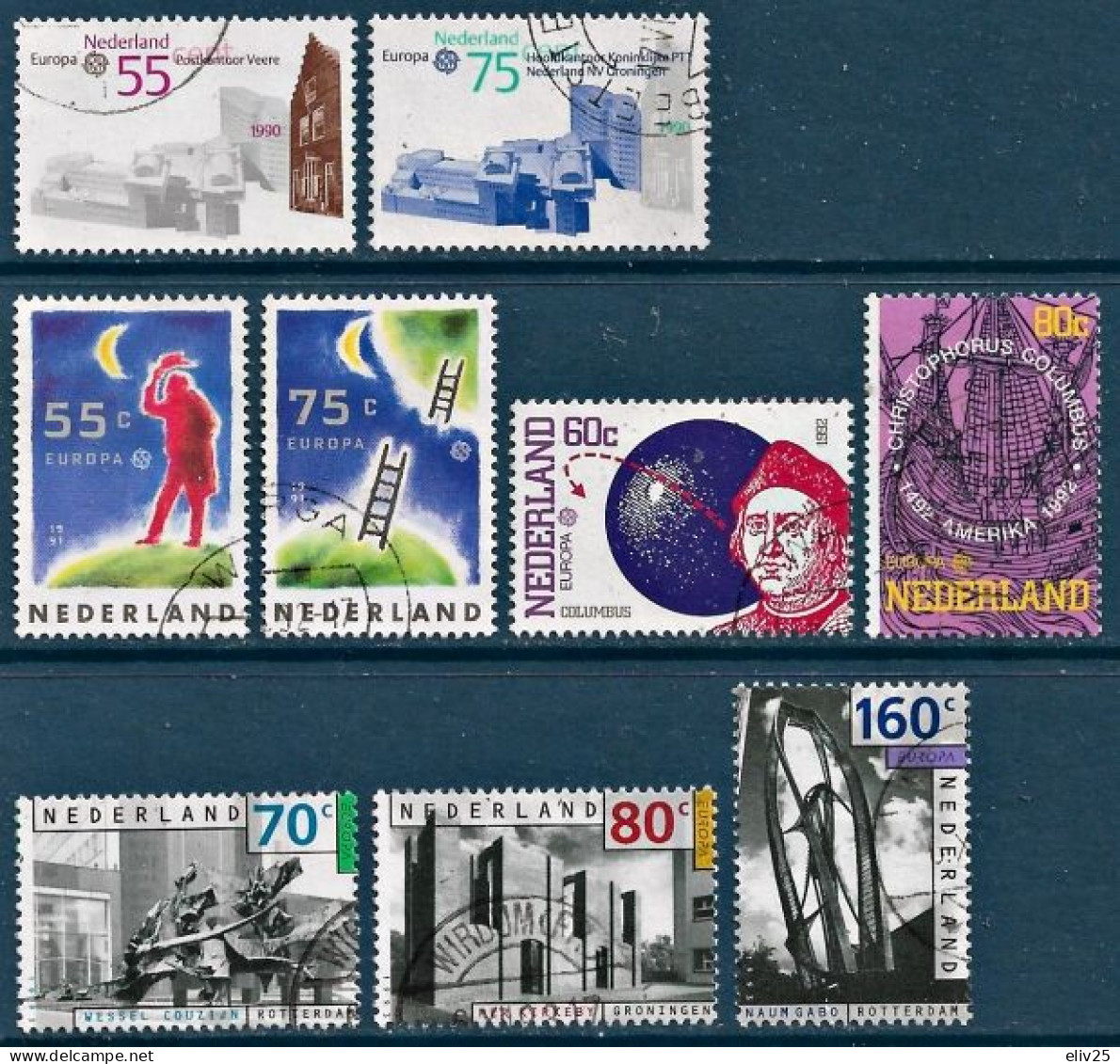 Netherlands 1956 - 1993, Europa CEPT - Lot Of 26 Sets (53 Stamps) Used - Collections