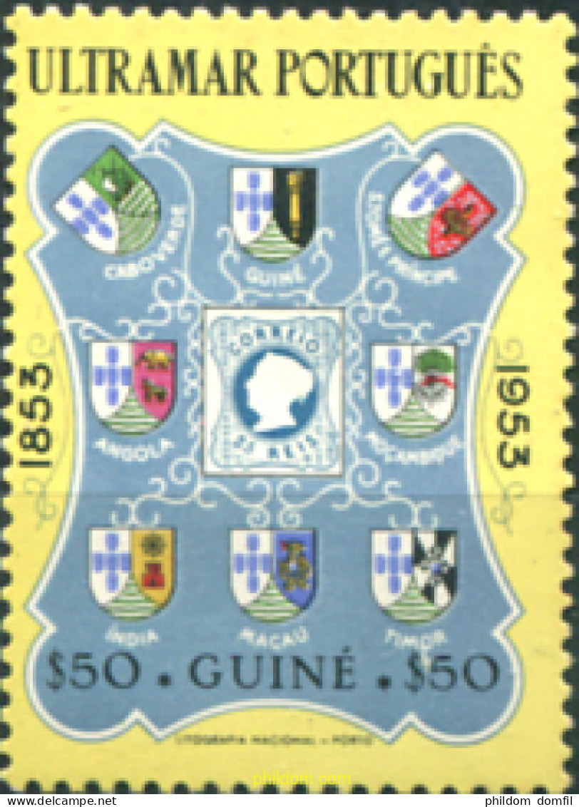 668343 HINGED GUINEA PORTUGUESA 1953 ESCUDO - Portugiesisch-Guinea