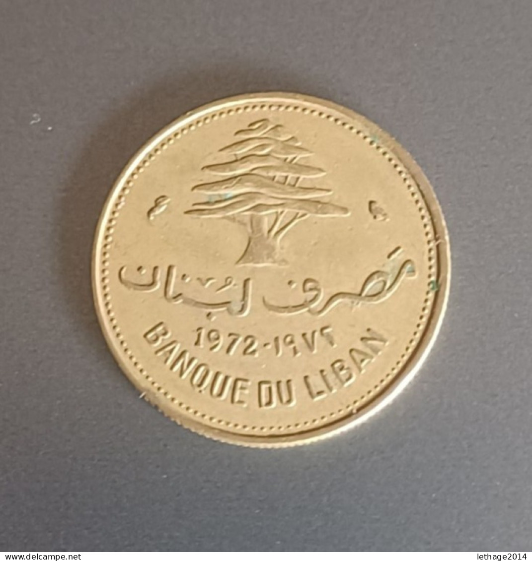 LIBAN LEBANON COIN 10 PIASTRES 1972 - Liban