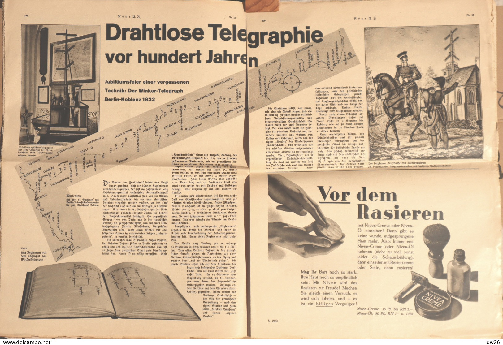 Illustrierte Zeitung:  Neue JZ N° 13 - 30 März 1933 - Der Tag Von Potsdam, Besuch Bei Dr. Schacht, Buffalo Bill, Sports - Autres & Non Classés