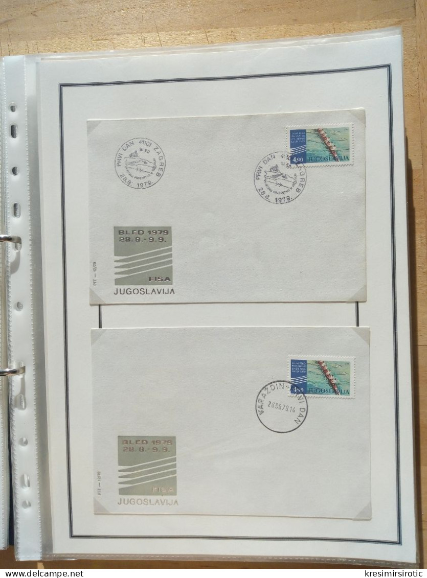 Listovi FDC-a Jugoslavija, List 12 - Lettres & Documents