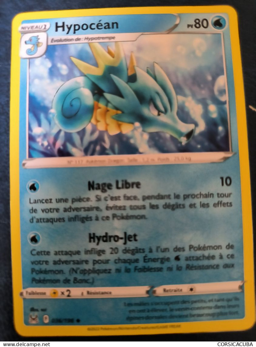 CARTES  POKEMON  2022   HYPOCEAN   //  PARFAIT  ETAT  //  1er CHOIX  // - Épée & Bouclier