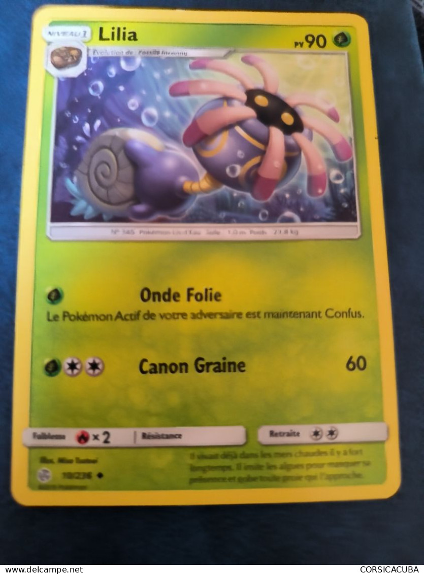 CARTES  POKEMON  2019  LILIA   //  PARFAIT  ETAT  //  1er  CHOIX  // - Sun & Moon