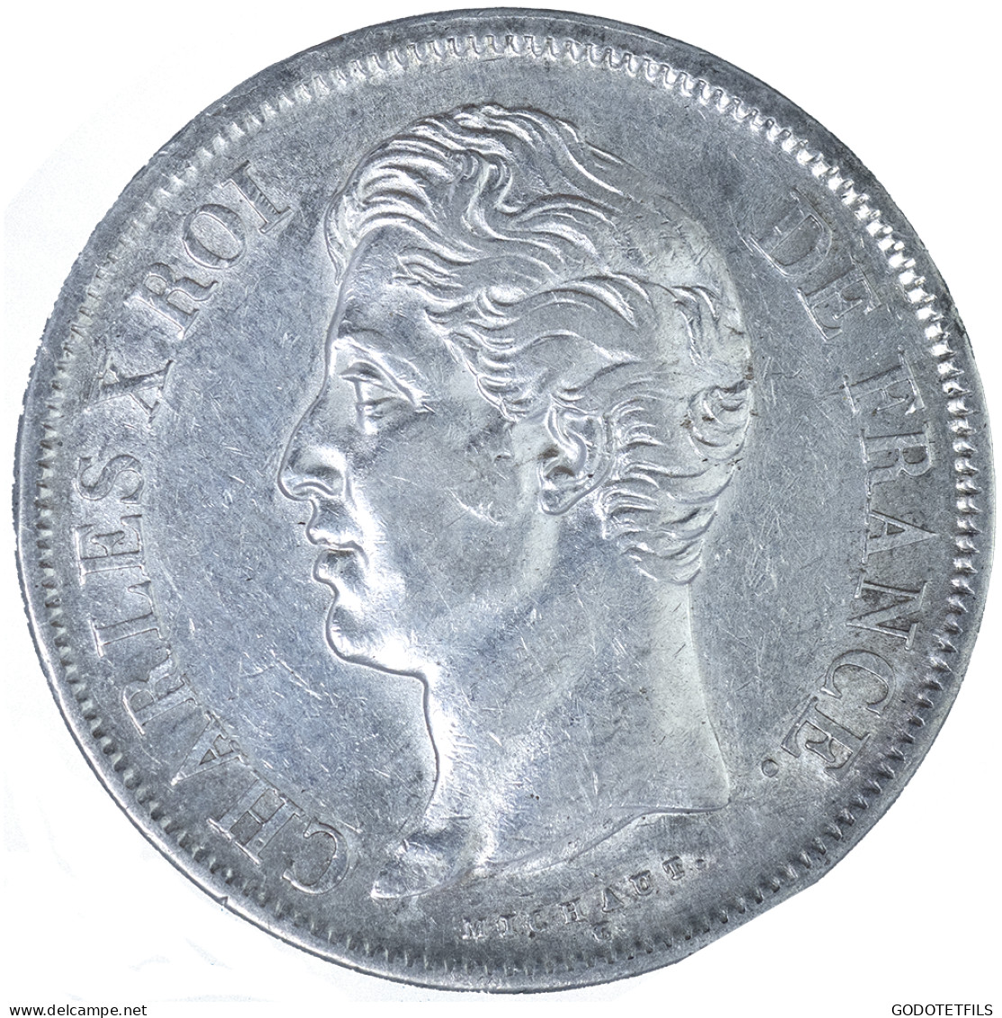 Charles X-5 Francs 1829 Rouen - 5 Francs