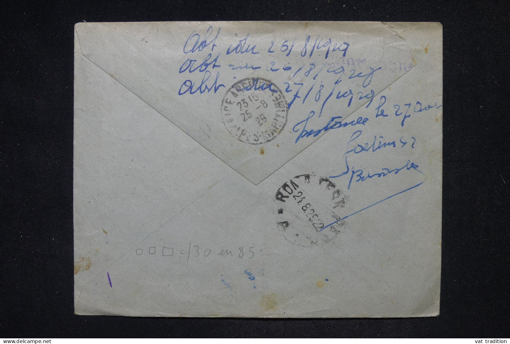 VATICAN - Enveloppe En Recommandé Pour La France En 1929 - L 148993 - Brieven En Documenten