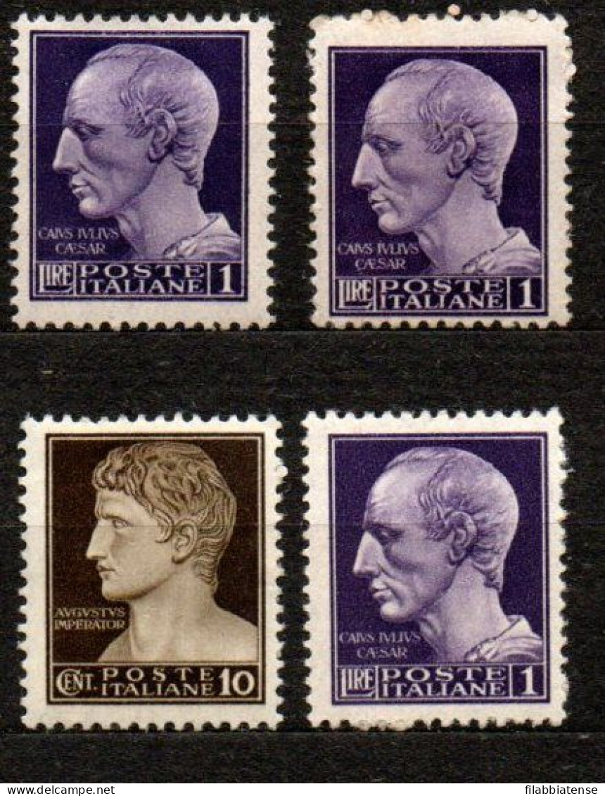 1945 - Italia - Luogotenenza 536 + 540 X 3 Imperiale Senza Fasci    -------- - Ungebraucht