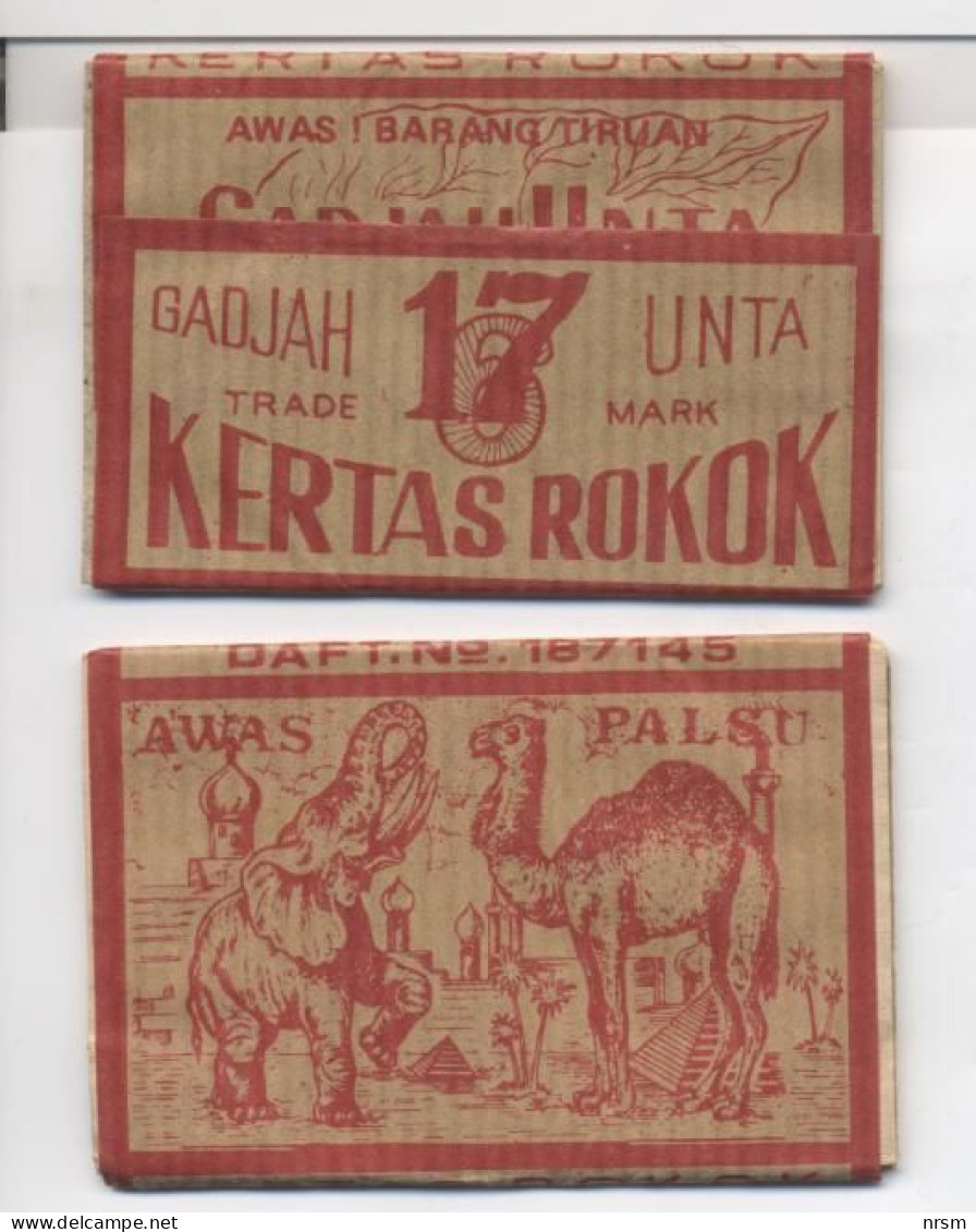 Papier à Cigarettes / Kertas Rokok - Gadja Unta - Awas Palsu (Awas ! Barang Tiruan) - Sonstige & Ohne Zuordnung