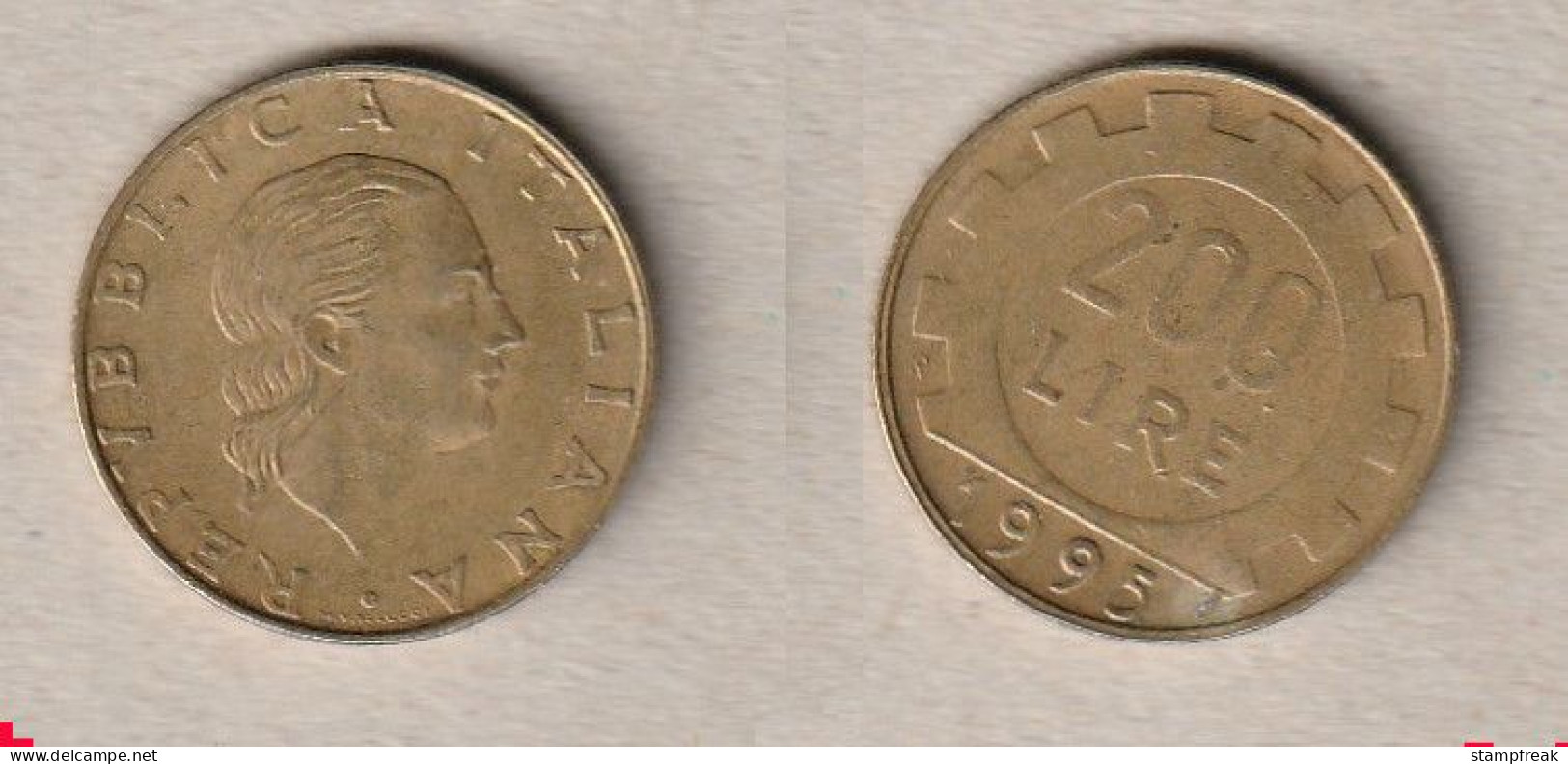 00545) Italien, 200 Lire 1995 - 200 Lire