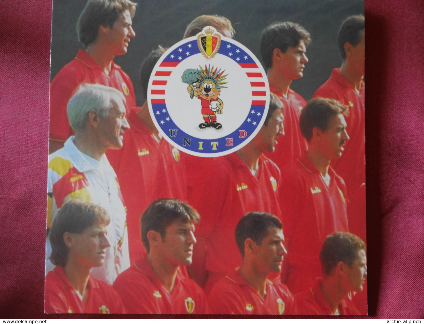 FDC 1994 Belgique - Coupe Du Monde Football USA - FDEC, BU, BE & Münzkassetten