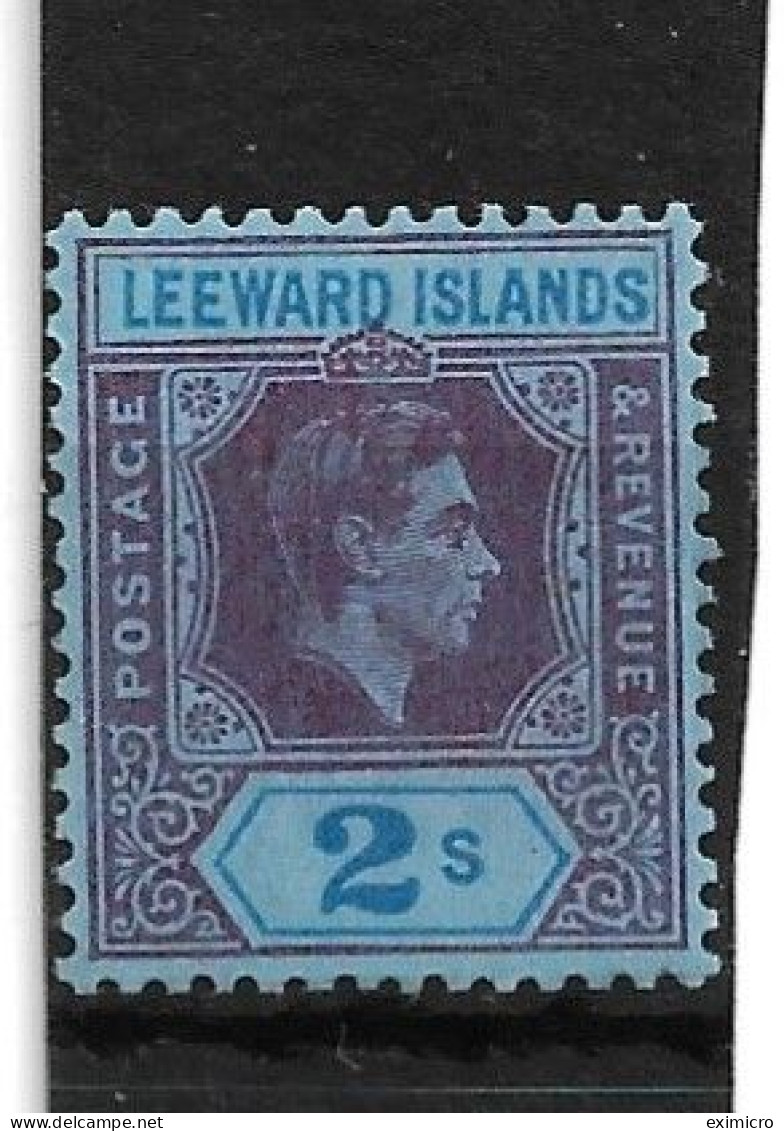 LEEWARD ISLANDS 1942 2s SG 111a MOUNTED MINT Cat £16 - Leeward  Islands