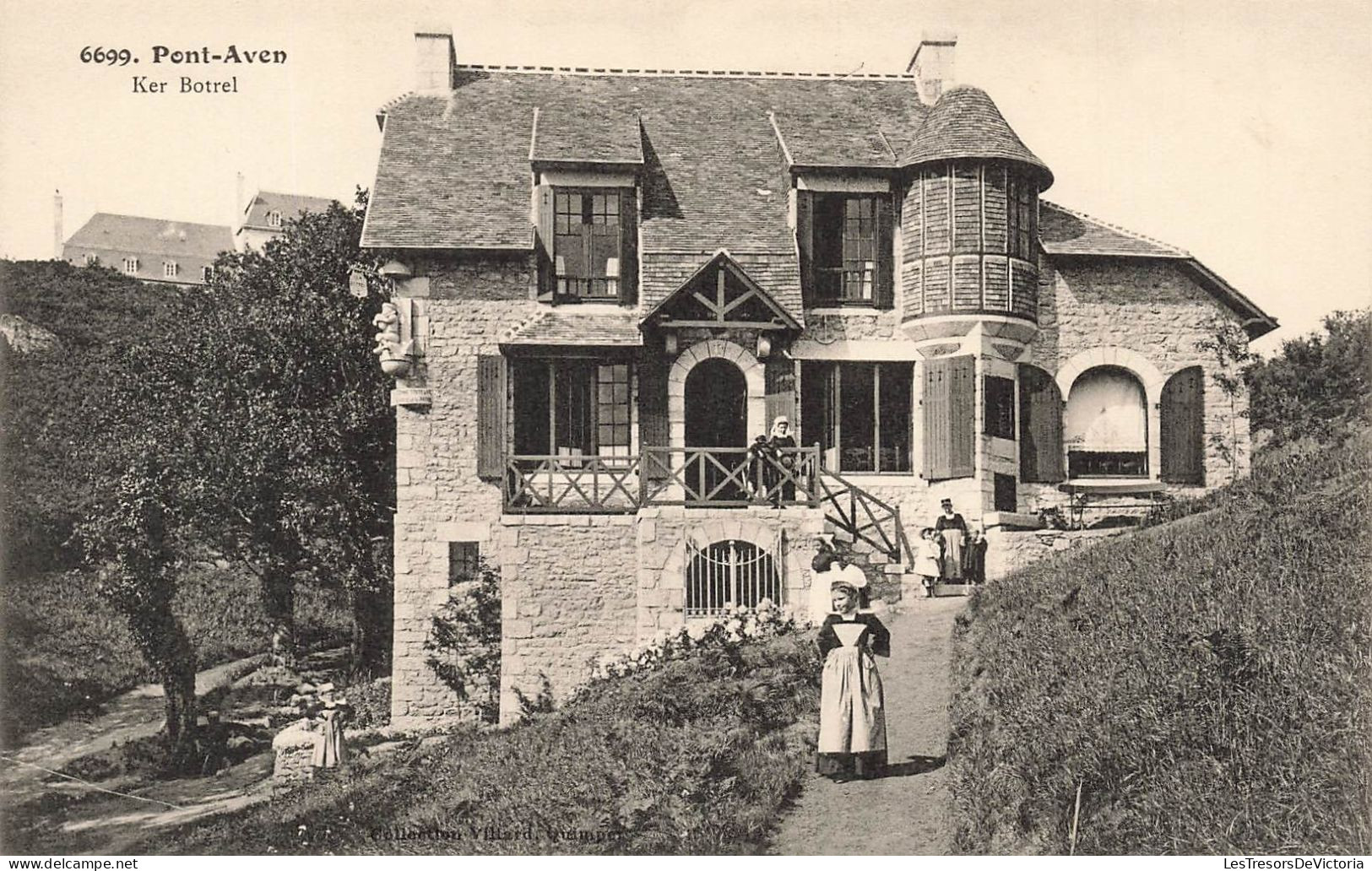 FRANCE - Pont Aven - Ker Botrel - Femmes En Tenues Traditionnelles - Carte Postale Ancienne - Pont Aven