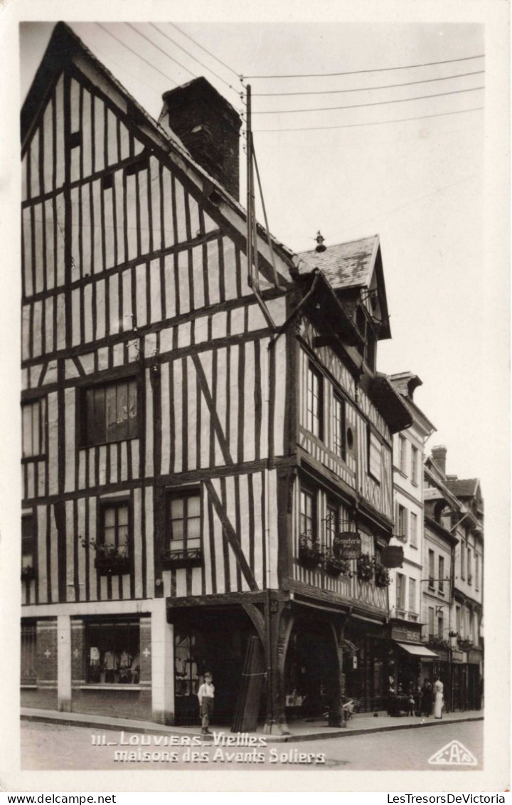 FRANCE - 27 - Louviers - Vieilles Maisons Des Avants Soliers - Carte Postale Ancienne - Louviers