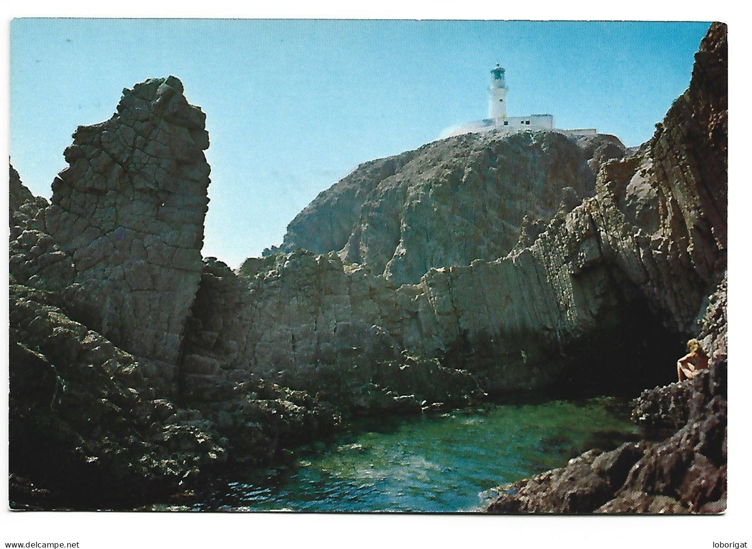 EL FARO Y BAÑO DE LAS SIRENAS / THE LIGHT-HOUSE AND MERMAIDS BATH.-  " CABO DE GATA ".-  ALMERIA / ANDALUCIA.- ( ESPAÑA) - Almería