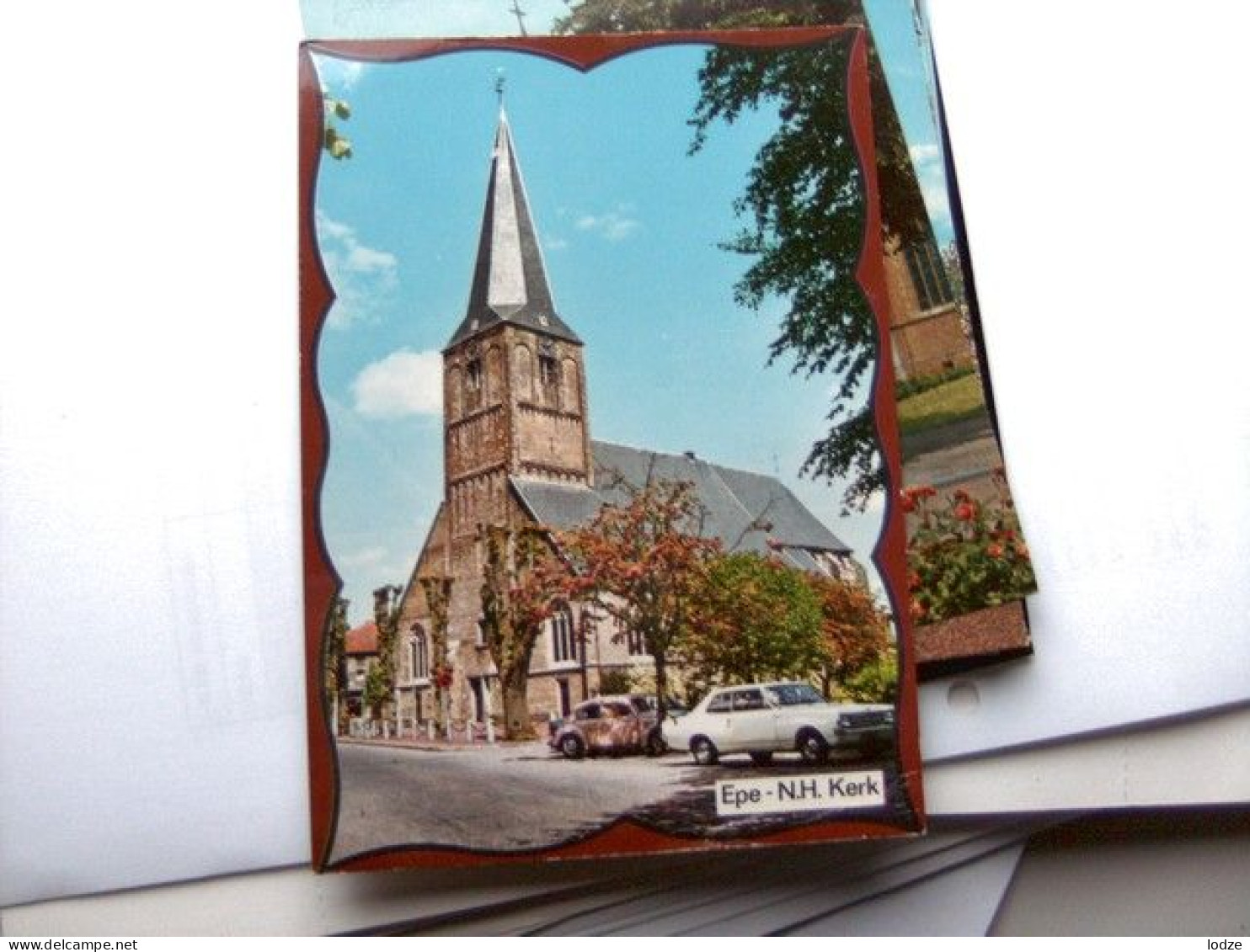 Nederland Holland Pays Bas Epe Met Nederlands Hervormde Kerk En Auto's - Epe