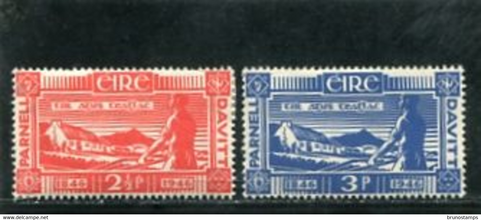 IRELAND/EIRE - 1946 DAVITT AND PARNELL SET  MINT - Unused Stamps