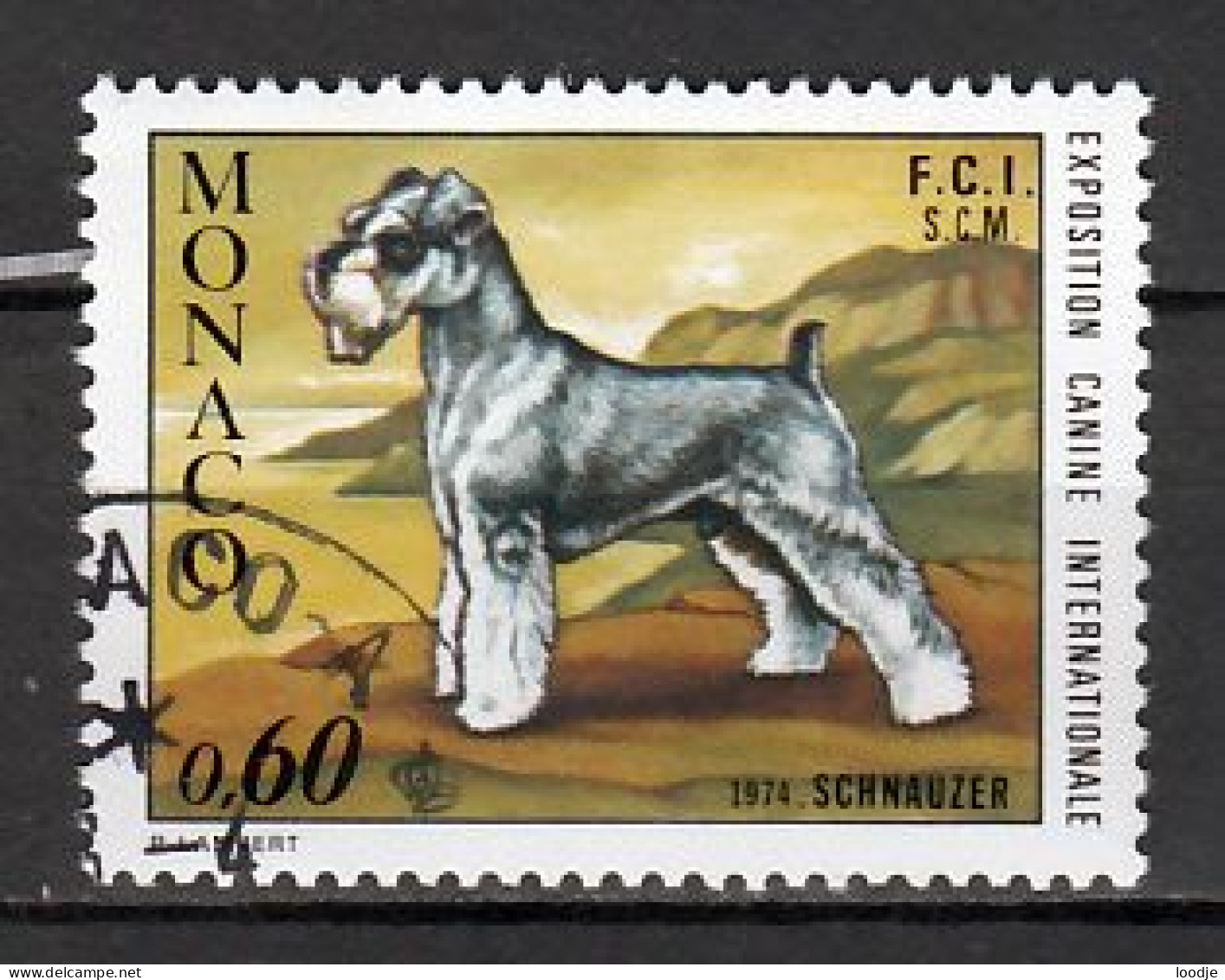 Monaco Mi 1220 Hondenshow Monte Carlo  Gestempeld - Used Stamps