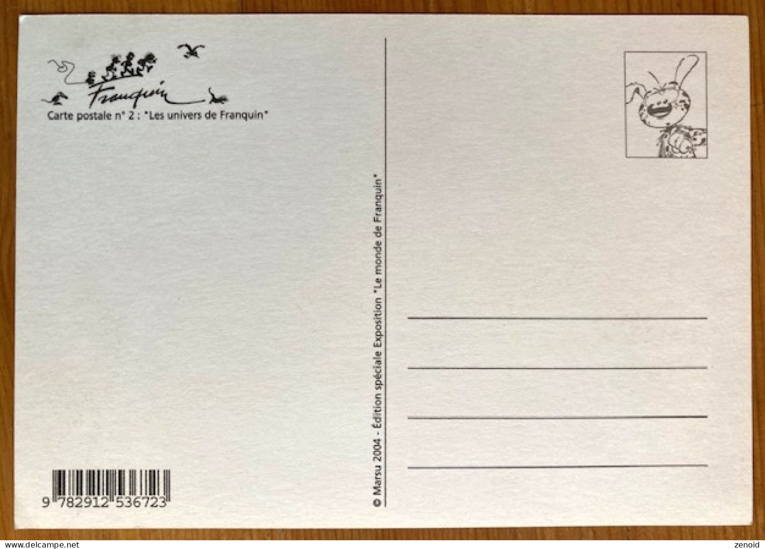 Carte Postale Expo "Les Univers De Franquin" - Franquin