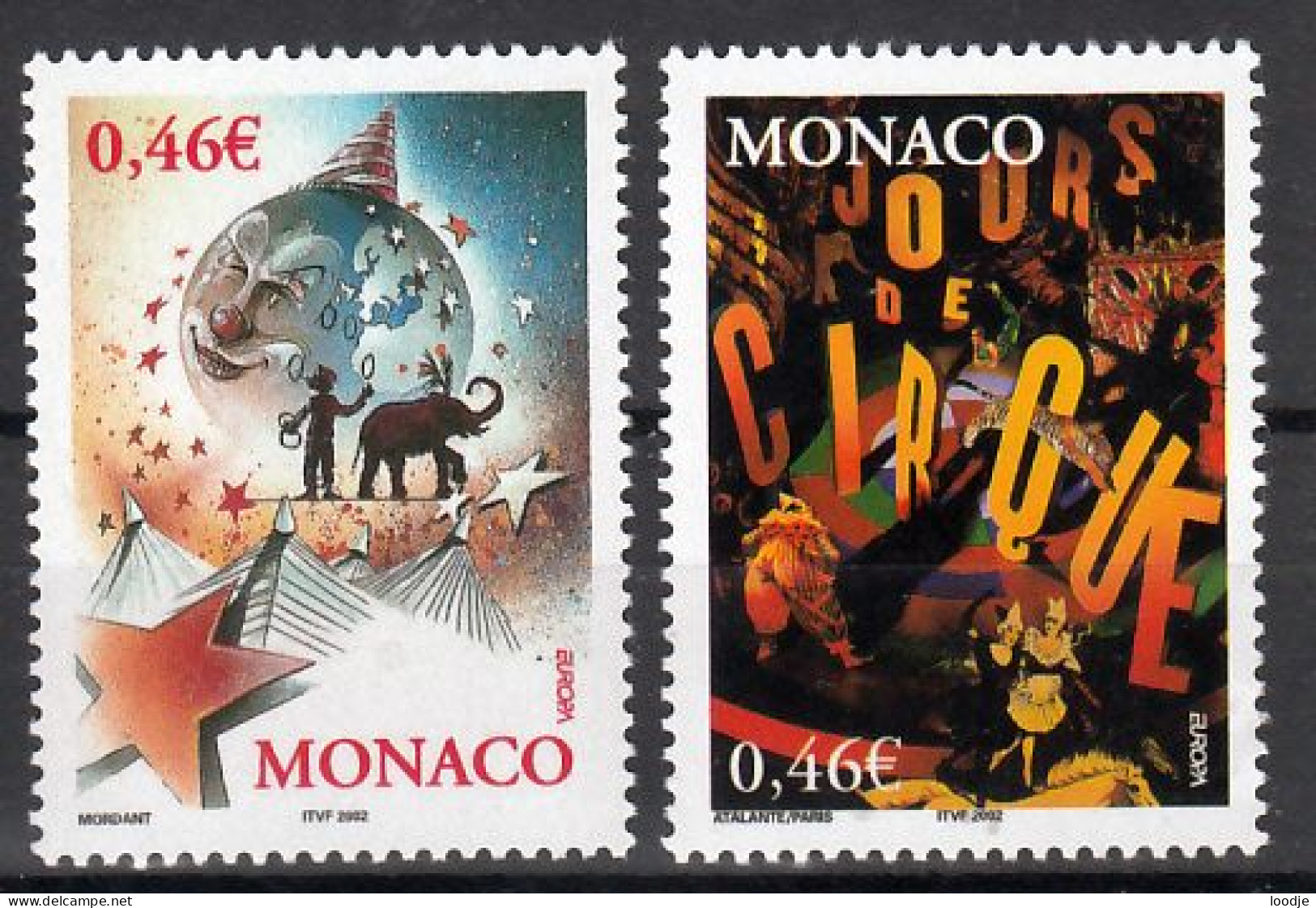 Monaco Europa Cept 2002 Postfris - 2002