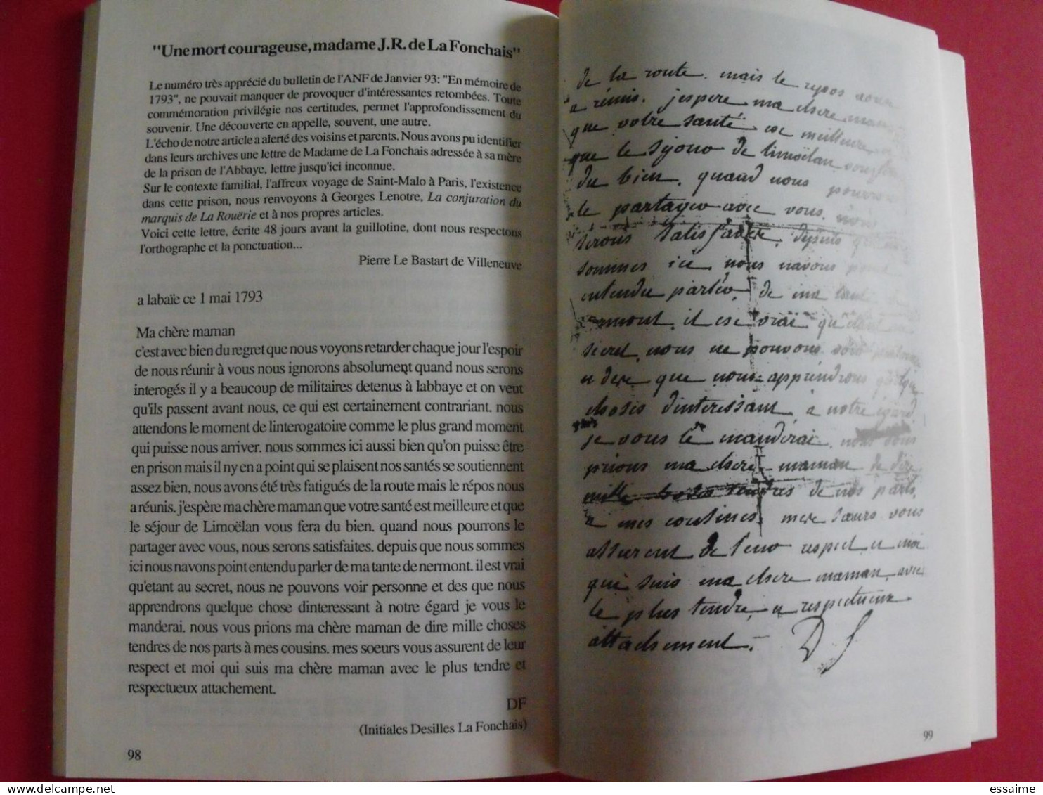 bulletin de l'association d'entraide de la noblesse française n° 218 janvier 1994. ANF