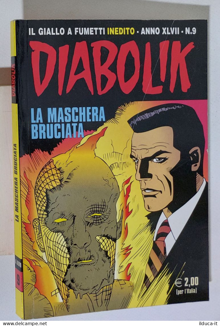 50068 DIABOLIK A. XLVII N. 9 - La Maschera Bruciata - Diabolik