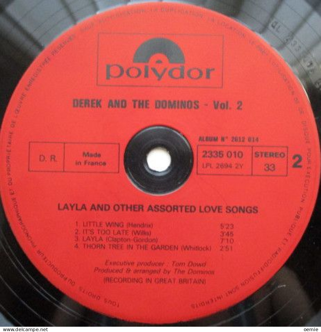 DEREK AND THE DOMINOS   / LAYLA  OTHER ASSORTED LOVE SONGS