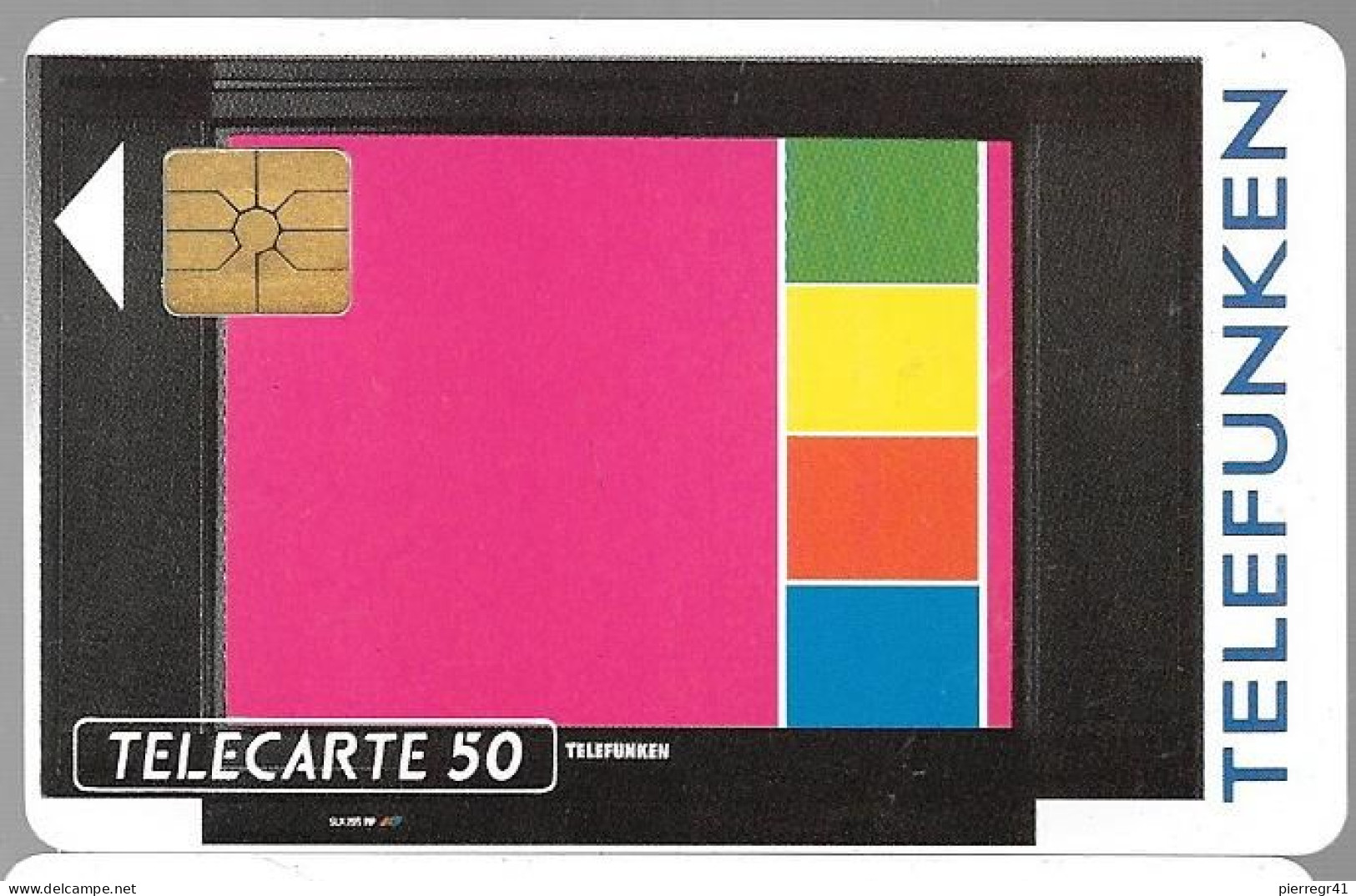 CARTE-PUCE-PRIVEE-PUBLIC-50U-EN66-GemA-05/91-TELEFUNKEN2-R° Mat--V°B15955-Utilisé-TBE/RARE - 50 Units