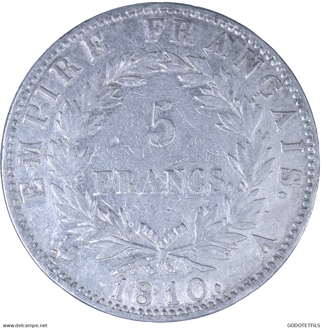 Premier Empire-5 Francs Napoléon Ier  1810 Paris - 5 Francs