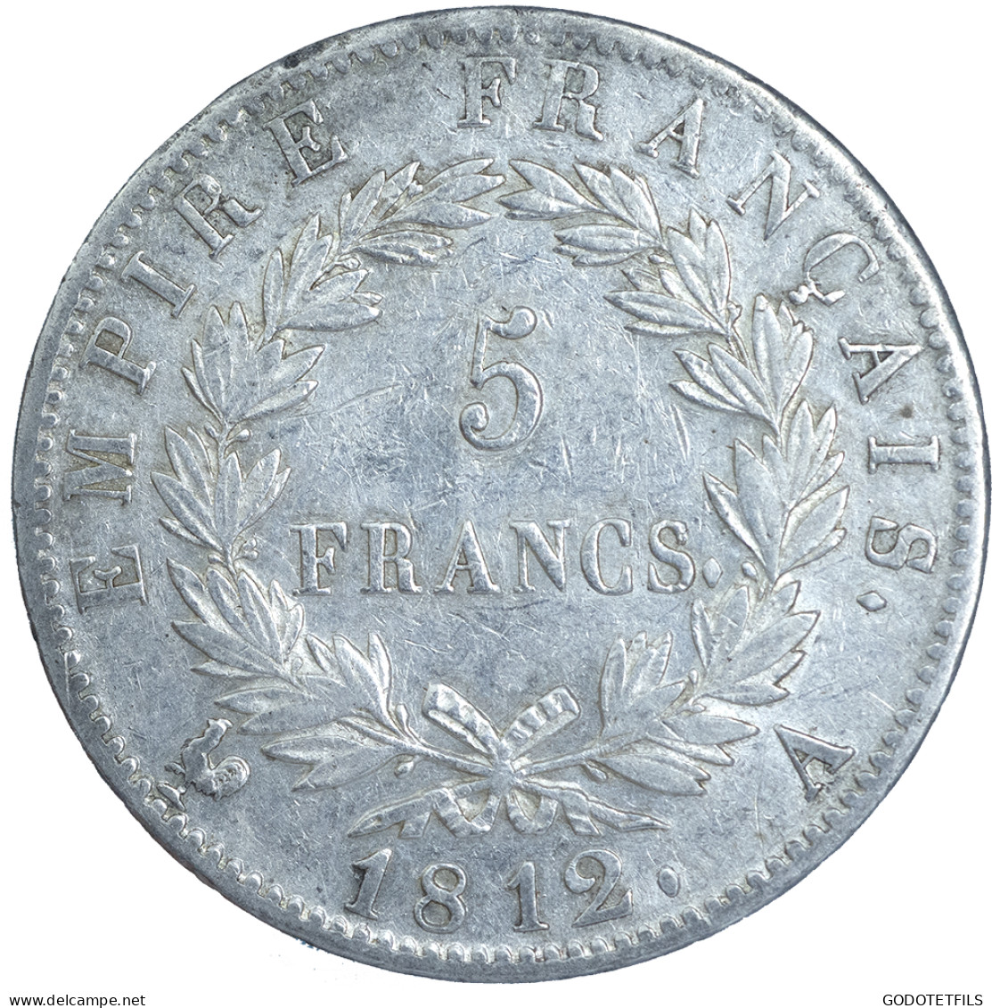 Premier Empire-5 Francs Napoléon Ier 1812 Paris - 5 Francs