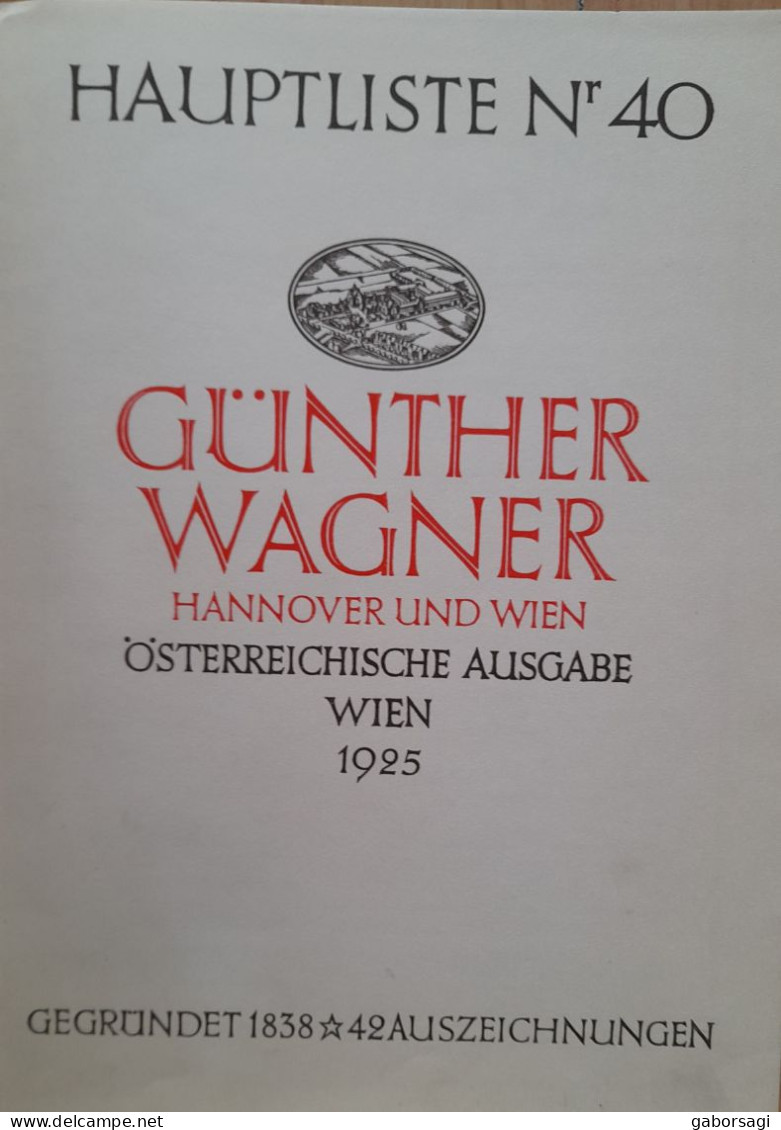 Hauptliste Nr.40 Günther Wagner Pelikan