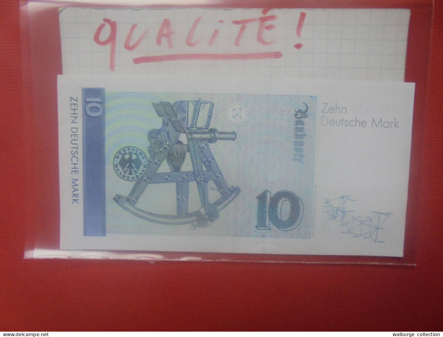 Deutsche Bundesbank 10 MARK 1989 Peu Circuler Très Belle Qualité (ALL.2) - 10 Deutsche Mark