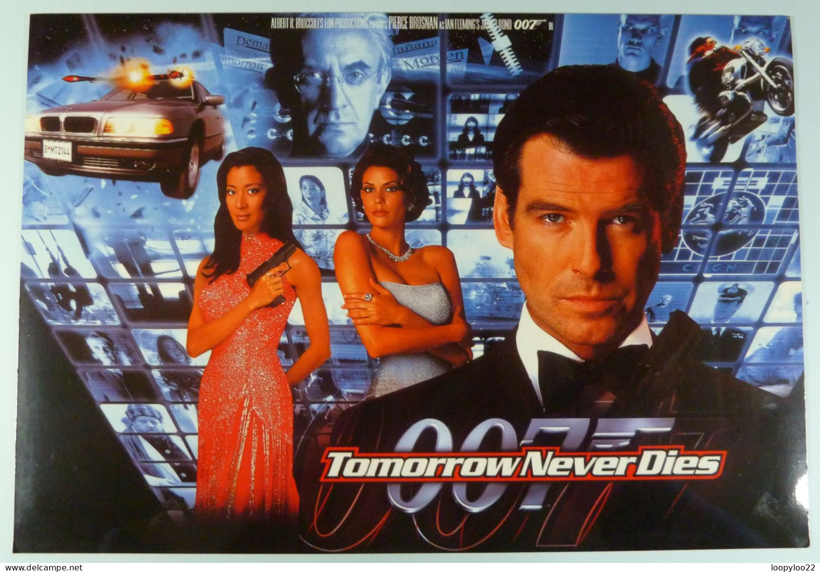 UK - Great Britain - Space Group - Remote Memory - 007 - James Bond - Tomorrow Never Dies - Set Of 10 - Mint In Folder - Bedrijven Uitgaven