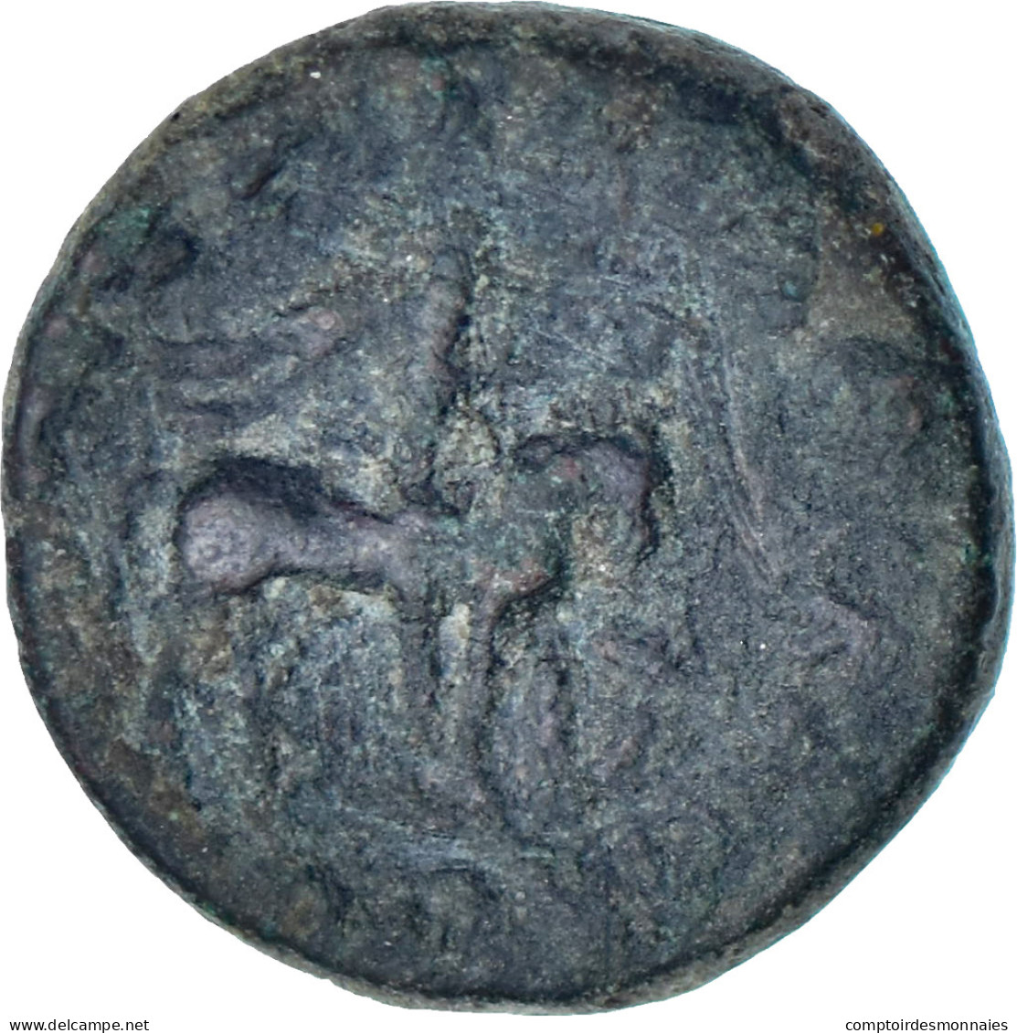 Kushan Empire, Vima Takto, Tétradrachme, 55-105, Bronze, TB+ - Oriental