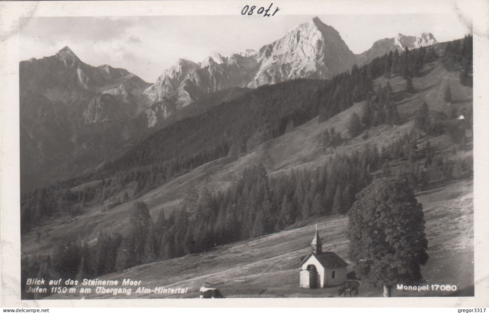 E1645) MARIA ALM Im PINZGAU Nach Hintertal - Alpenhaus JUFEN - Blasius Aigner - Alte FOTO AK  KAPELLE - Saalfelden