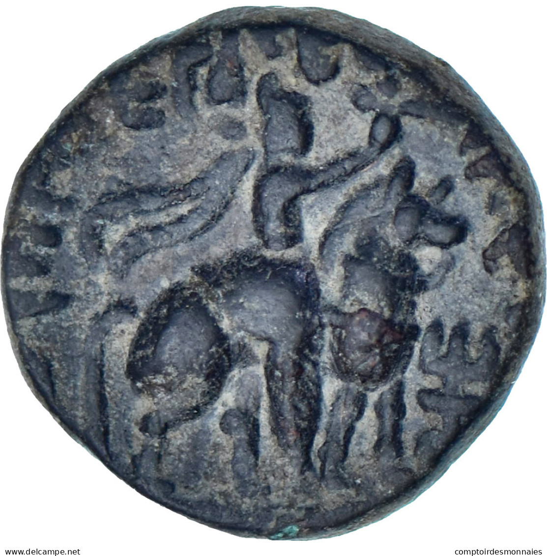 Kushan Empire, Vima Takto, Tétradrachme, 55-105, Bronze, TTB+ - Oosterse Kunst