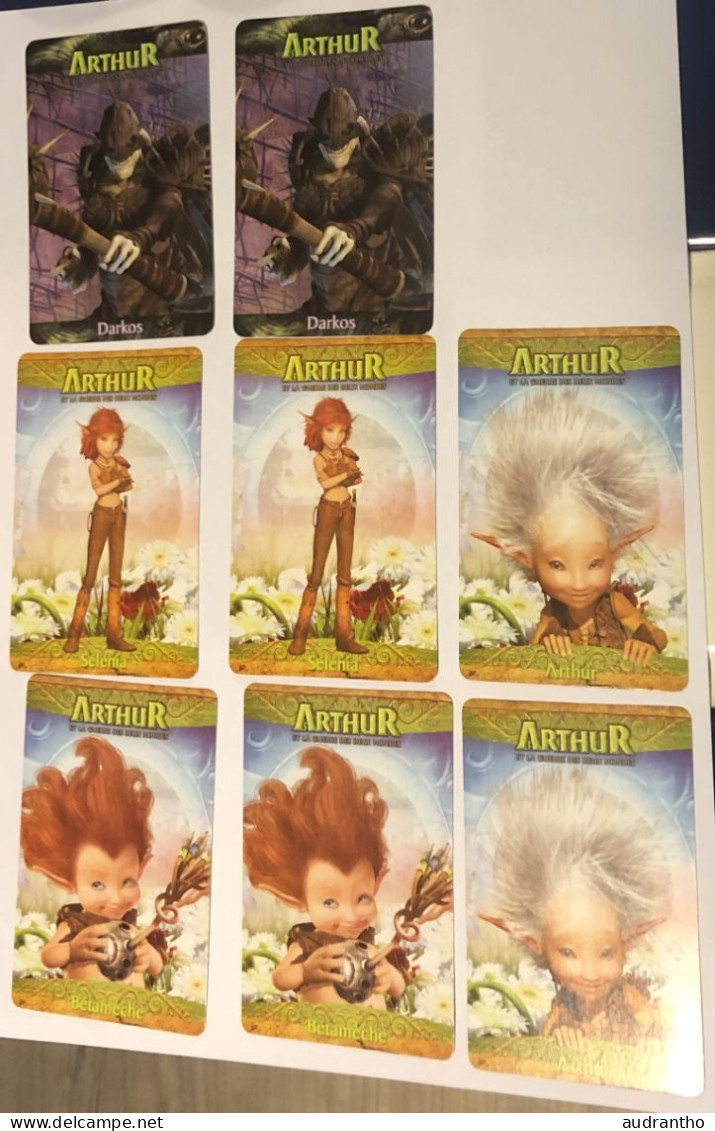 20 Cartes De Collection + Boite - Arthur Et La Guerre Des Deux Mondes - 2010 EuropaCorp - McDonald's - Autres & Non Classés