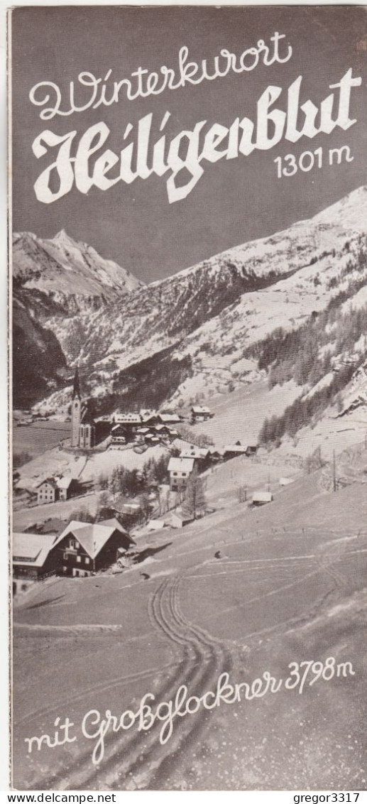 E1675) HEILIGENBLUT Mit Großglockner - Tolle Alte Prospekt ALT ! - Heiligenblut