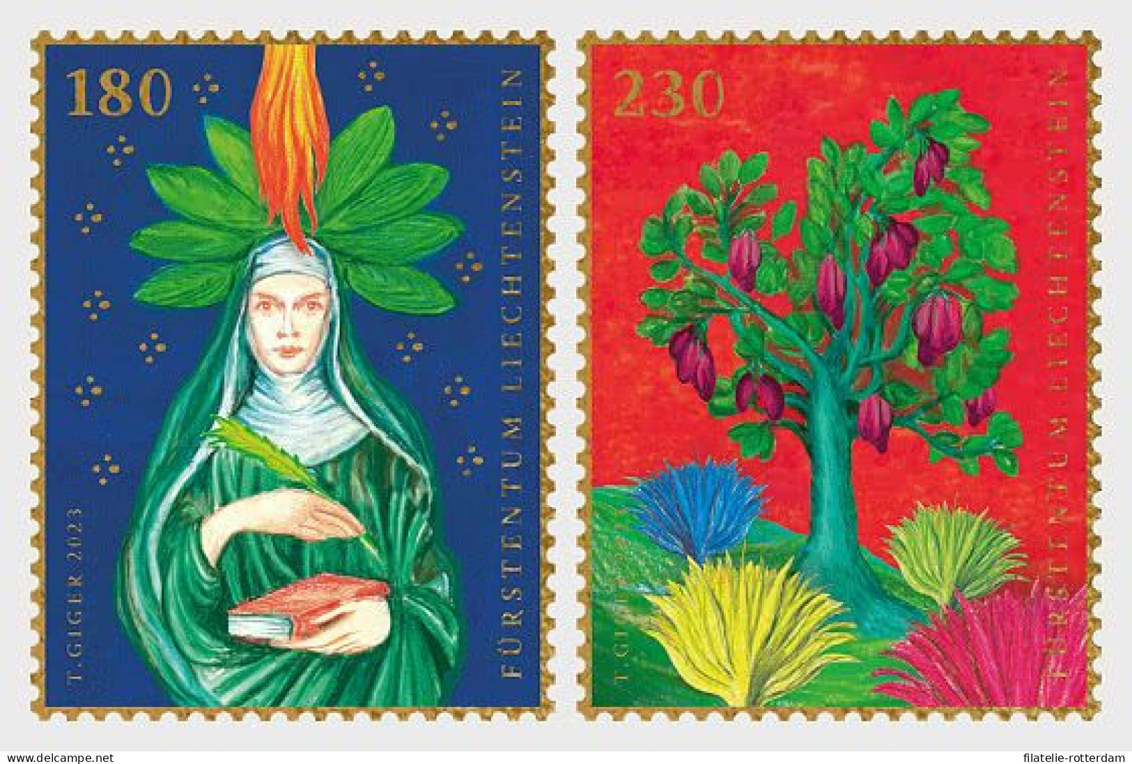 Liechtenstein - Postfris / MNH - Complete Set 925 Years Hildegard 2023 - Nuovi